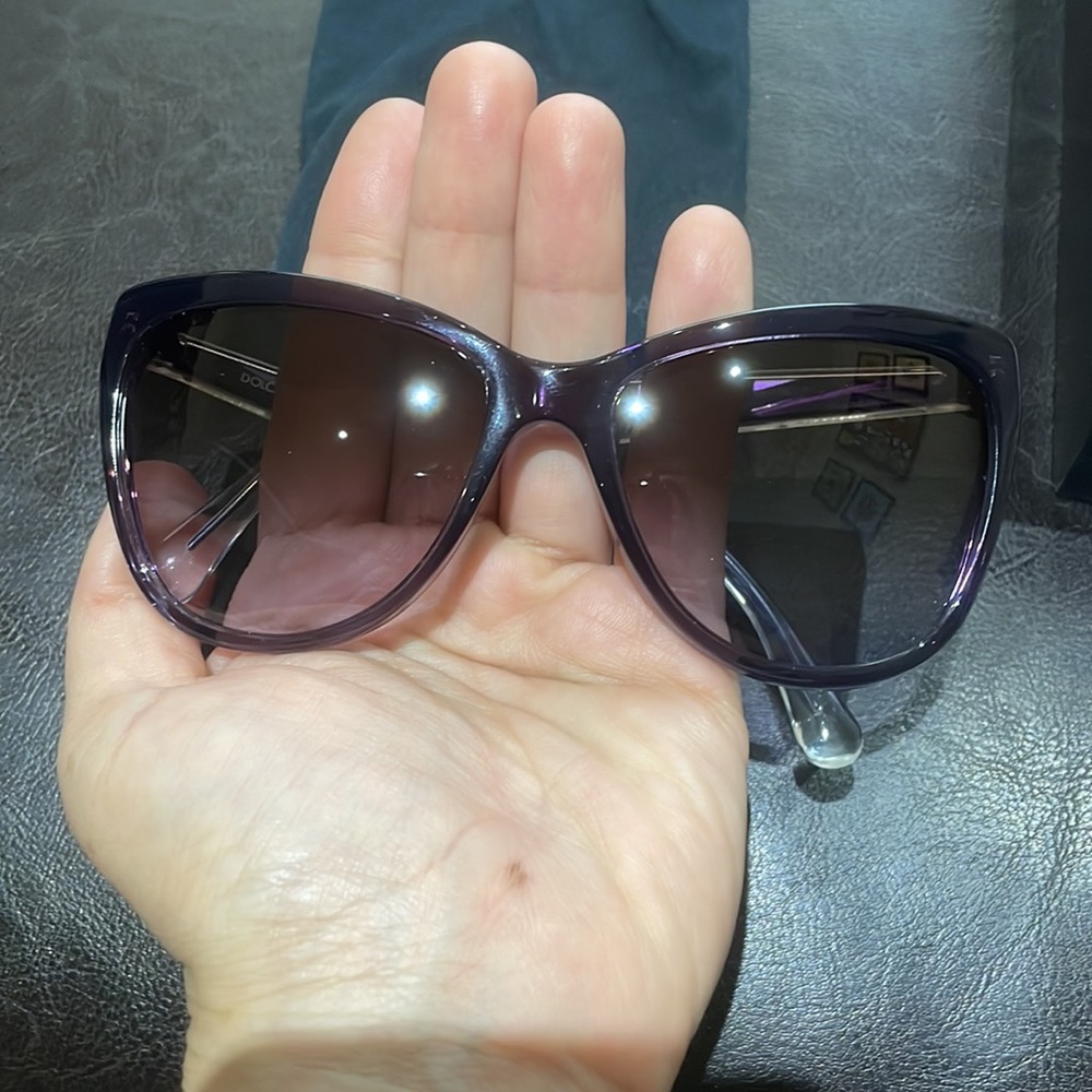 🌟🆕 Dolce & Gabbana Violet purple large resin sunglasses DG 4151 - Picture 5 of 13